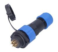 LIYJTK Adattatore industriale AC380V SP20 con flangia per presa di corrente impermeabile IP68 GUSCIO DUREVOLE PER COMUNICAZIONI E APPARECCHIATURE ELETTRONICHE (7 nuclei (380 V 10 A))