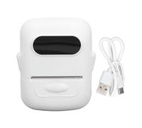 LIYJTK Bluetooth Thermal Label Printer 203dpi Portable Rechargeable Printer with 1 Roll Paper No Ink Needed Excel Bulk Printing for Clothing Tags and Shipping Labels