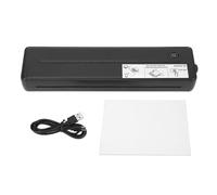 LIYJTK Bluetooth Thermal Printer 203DPI Portable Inkless Wireless Printer for Home Office Printing A4 Size Paper Compact Design