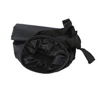 LIYJTK Borsa di immondizia per auto Porta organizzatore da viaggio appeso Organizzatore multifunzionale Cespaccio per il bidone del sedile del sedile posteriore (NERO)