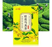 LIYJTK Bustine di tè Oolong, 66 G, 22 Bustine di tè Oolong Osmanto tè alle Erbe Aromatizzato Essiccato tè Dissetante tè Verde Rinfrescante Naturale per Il Relax