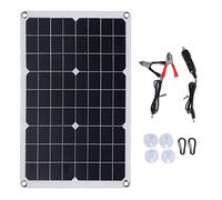 LIYJTK Caricatore a Batteria Flessibile del Pannello Solare 20w Kit Viaggio Viaggio per Esterni