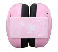 LIYJTK Cuffie antirumore per bambini Fascia regolabile contro i danni all'udito Migliora il sonno Cuffie con cancellazione del rumore per concerti Eventi sportivi Viaggi (Rosa)