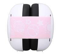 LIYJTK Cuffie antirumore per bambini Fascia regolabile contro i danni all'udito Migliora il sonno Cuffie con cancellazione del rumore per concerti Eventi sportivi Viaggi (Bianca)