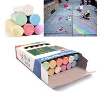 LIYJTK Dust Free Chalk Smooth Texture Makes Writing & Drawing on Blackboards Easy Colorful Drawing Chalk for Blackboard Office School Stationary (Colore assortito)