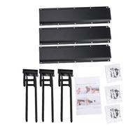 LIYJTK Garage Wall Hooks Storage Rack Set 6 Double Layer Hooks Organizer for Hanging Gardening Tools Wire Harness Heavy Duty Alloy Steel 360lbs Capacity for Garage Workshop