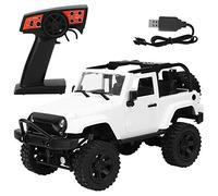 LIYJTK Giocattolo per auto per bambini con telecomando a quattro ruote motrici da 1/14 RC a quattro ruote motrici (Aggiornato)