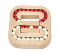 LIYJTK Gioco di sblocco con blocco di intelligenza del giocattolo del labirinto di palline planari in legno per relax di tutte le età