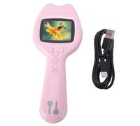 LIYJTK Handheld Digital Microscope 500X Optical Magnification Digital Zoom Pocket Microscope 2.0 Inch Display HD Photography 1080P Video 180 Degree Rotating Lens for Kids Science Explorat (Pink)
