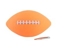 LIYJTK Il Calcio da Rugby Si Illumina al Buio per Bambini Adulti Adolescenti Arancione 361 g