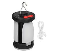 LIYJTK Lanterna campeggio solare 6 marcia pieghevole pieghevole lampa di ricarica di emergenza solare con uscita USB per accampamento ten per esterni