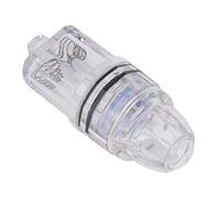 LIYJTK Luce da Pesca a LED a Goccia Profonda in plastica Trasparente per la traina in Acqua Dolce di Mare (Blu)