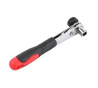 LIYJTK Maniglia per chiave a cricchetto da 1/4 di pollice Elevata durezza Robusta e durevole Cacciavite multifunzionale Strumento per chiave a bussola per casa Garage Officina Ferro ABS