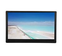 LIYJTK Mini Monitor HD 13.2 Inch Stainless Steel High Resolution LCD Screen 1920x1080 Adjustable Brightness Plug and Play for CCTV Security System Car Backup Camera Gaming Computer
