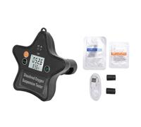 LIYJTK Misuratore digitale di ossigeno disciolto Connessione Bluetooth Tracker idroponico per uso in acquario