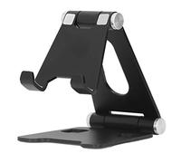 LIYJTK Mobile Phone Bracket Metal Portable Foldable 360 Degree Rotation Desktop Tablet Stand Multi-Angle Cell Phone Stand for iPhone Desktop