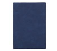 LIYJTK Notebook in pelle PU rivestiti A5 Notebook di rivista leggera per la scuola per uffici aziendali (Blu scuro)