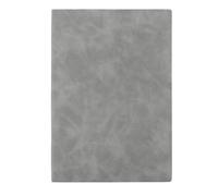 LIYJTK Notebook in pelle PU rivestiti A5 Notebook di rivista leggera per la scuola per uffici aziendali (Grigio)