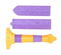 LIYJTK Pop Sword Realistic Multifunctional 3D Printed Anime Prop with Vibrant Full Color Design