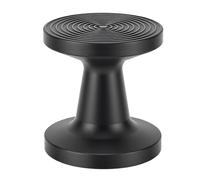 LIYJTK Professional Dual Sided Coffee Tamper Black PP Material Coffee Powder Press with Flat and Threaded Base for Espresso Machines Tools Coffee Lovers (53MM)