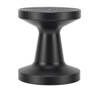 LIYJTK Professional Dual Sided Coffee Tamper Black PP Material Coffee Powder Press with Flat and Threaded Base for Espresso Machines Tools Coffee Lovers (51MM)