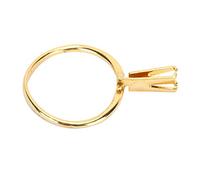 LIYJTK Ring Stone Holder Professional Diamonds Holder Gemstones Spring Prong Claw Ring Jewelry Display Accessory (yellow (long))