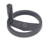 LIYJTK Ruota a mano 16 mm foro centrale 160 mm Diametro esterno Manico girevole 2 Strutture industriali per macine del tornio a raggi a raggi