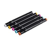 LIYJTK Set di pennarelli artistici da 80 colori, pennarello a doppia punta con borsa per il trasporto, artisti, articoli da disegno per studenti, adulti, schizzi da colorare (60 colori)