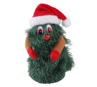 LIYJTK Simpatico giocattolo elettrico per albero di Natale, canto, danza, per le vacanze dei bambini (Medio)