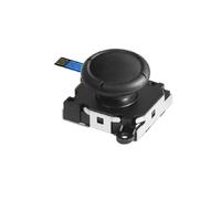 LIYJTK Sostituzione modulo pulsante joystick 3D Bianco Nero Rosso Blu Riparazione facile Compatibilità versatile Doppio controller portatile Rilevamento remoto (nera)