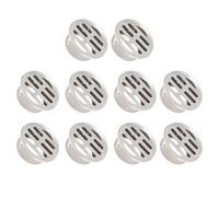 LIYJTK Stainless Steel Floor Drain Cover Anti Clogging Round Grating | Unclogging design keeps balcony rooftop pipes flowing freely with easy plug and play adjustable tilt