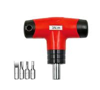 LIYJTK T Handle Preset Torque Tool 3N.m Ratchet Driver Screwdriver with Slip and Click Bits