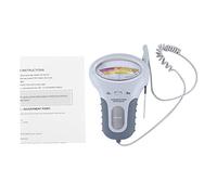 LIYJTK Tester di Livello del Cloro Portatile 2 in 1 per la qualità dell'Acqua PH CL2, vasche idromassaggio per Piscine