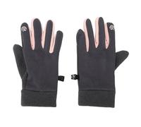 LIYJTK Winter Gloves for Women Men Thermal Insulated Touchscreen Gloves Fleece Lined Windproof Cold Weather Gloves for Running Cycling Driving Outdoor Sports (Pink and Gray)