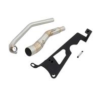 LIYUWNB Moto Silenziatore per Cross per Cub110 CC110 2018 2019 2020 2021 2022 2023 Scarico Motociclette per Escape Moto Systems Sistema Modificato Tubo Collegamento Centrale Anteriore