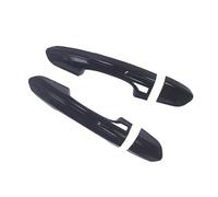 LIYUWNB rivestimentomanigliaporta Compatibile con Ford per Mustang S550 V6 GT 2015 2016 2017 2018 2019 2020 2021 2022 2023 Decorazione Maniglia Porta Esterna Auto(Black)