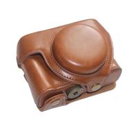 liyuxin66 Borsa piena for custodia for fotocamera in pelle PU, for custodia for fotocamera for Sony ZV1 ZV-1 con cinturino(Color:Borwn)