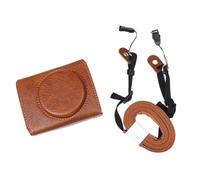 liyuxin66 Custodia for fotocamera in pelle PU, for Sony RX100 RX100 VII VI VA V IV III II 7 6 5 4 3 2 RX100M3 M4 M5 M6 M7 con cinturino(Color:Brown)