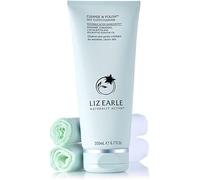 Liz Earle Cleanse and Polish Cleanser, latte detergente da 200 ml + 2 panni in mussola di cotone puro