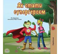 Liz Shmuilov Kidkiddos Boo Being a Superhero (Ukrainian Book for Kid (Tascabile)