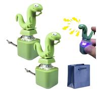 Lizard Button Lizard Keychain with Sound & Light, Pop Fidget Toys Keyboard Fidget Toy, Keychain Stress Relief Toys for Adults Kids, Office Travel Daily Decompression Use (A2)