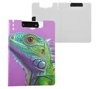 Lizard - Cartella portablocco formato A4, con scomparto per penna, per ufficio e scuola