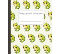 Lizard Composition Notebook: Reptile Journal for School, Home, or Work | Cute Green Chameleon Design for Students and Teachers: A Fun Reptile Themed ... Taking, Creative Writing, or as a Unique Gift