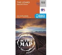Lizard, Falmouth and Helston (Map) OS Explorer Active Map