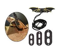 Lizard Guinzaglio Harness Bearded Dragon Rettile Con Ali Gecko Turtle Gold