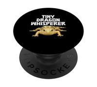 Lizard Keeper Rettile Amante Piccolo Drago Peter´s Banded Skink PopSockets PopGrip Adesivo