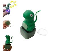 Lizard Keychain Sound, 2025 Rechargeable Fidget Toy with Colorful Lights & Realistic Sounds, Portable Stress Relief Keychain for Adults and Teens, Fun Sensory Gift for Anxiety & Focus (A1)