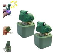 Lizard Keychain Sound, 2025 Rechargeable Fidget Toy with Colorful Lights & Realistic Sounds, Portable Stress Relief Keychain for Adults and Teens, Fun Sensory Gift for Anxiety & Focus (B2)