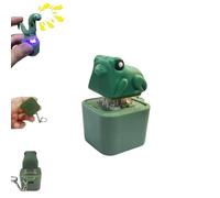 Lizard Keychain Sound, 2025 Rechargeable Fidget Toy with Colorful Lights & Realistic Sounds, Portable Stress Relief Keychain for Adults and Teens, Fun Sensory Gift for Anxiety & Focus (B1)