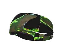 Lizard Looking Up at The Sky - Fascia elastica unisex, per yoga, sport, fitness, corsa, basket, sport che assorbe il sudore,